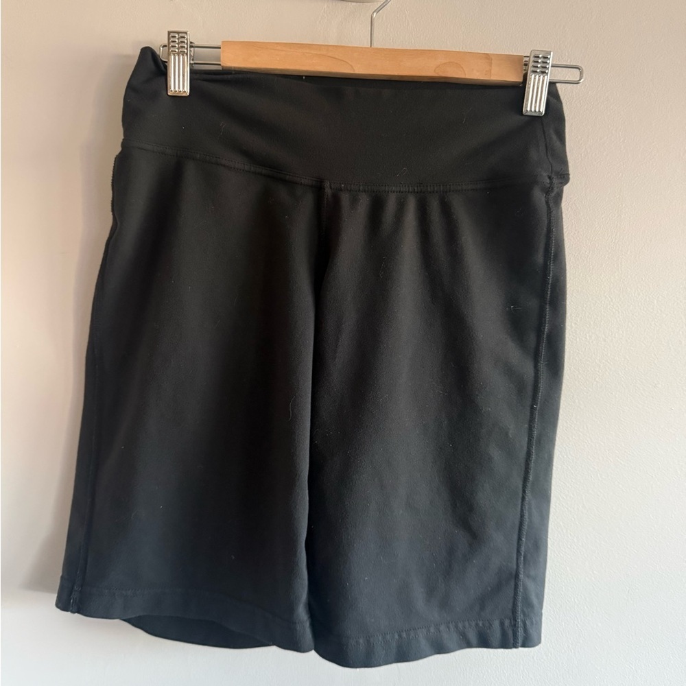 Athleta Black Athletic Shorts Womens Stretch Activewear Casual Workout Lounge